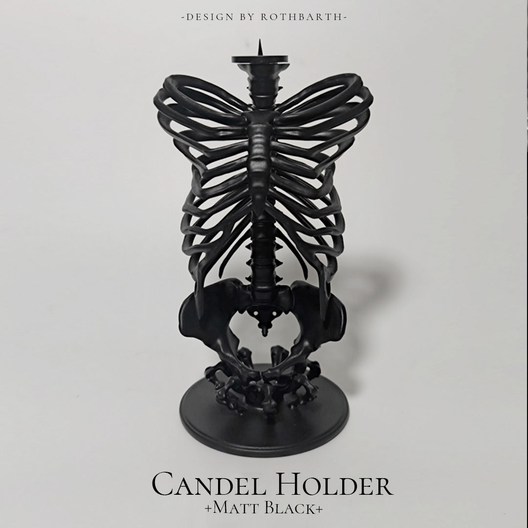 Butterfly Rib Candle Holder-BLACK