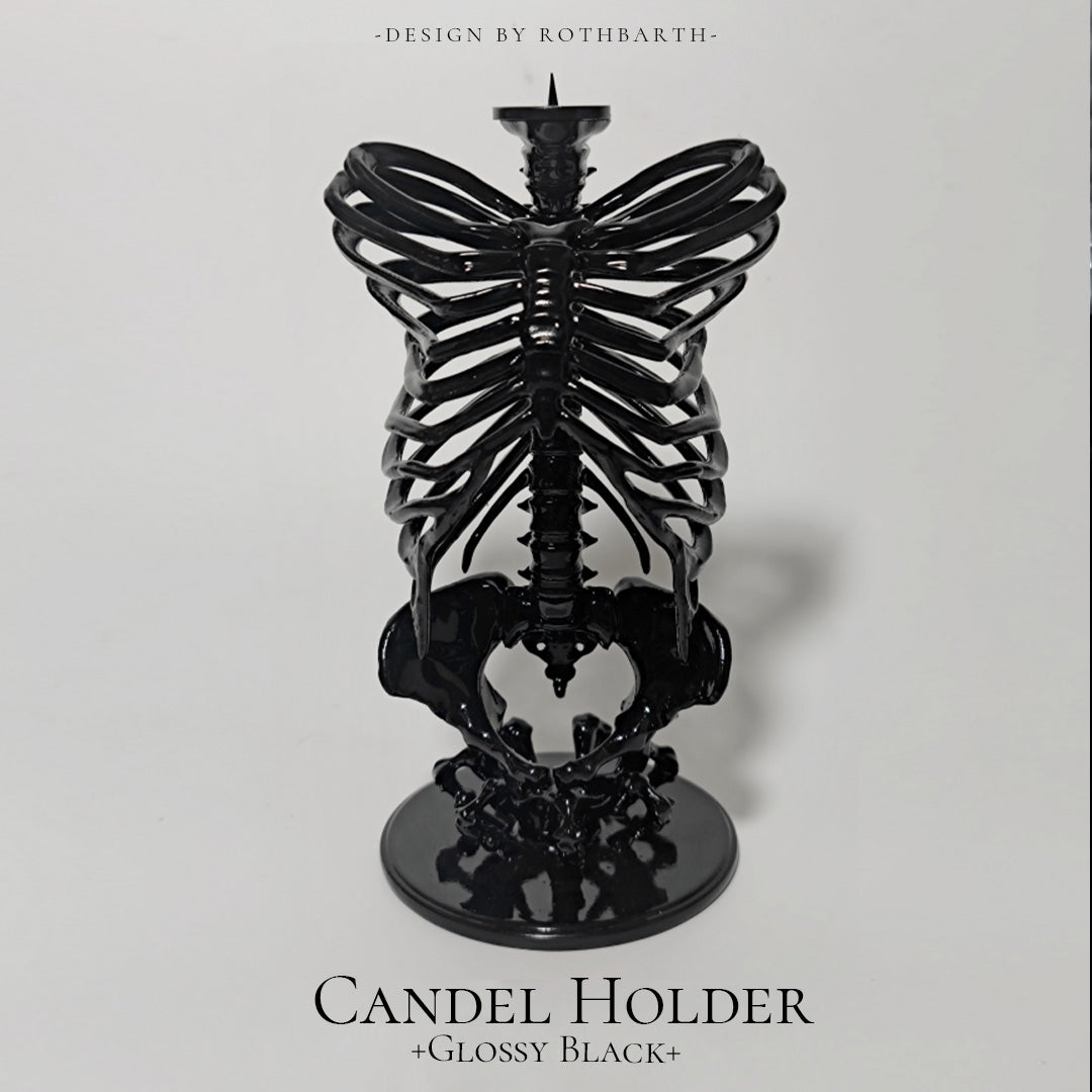 Butterfly Rib Candle Holder-BLACK