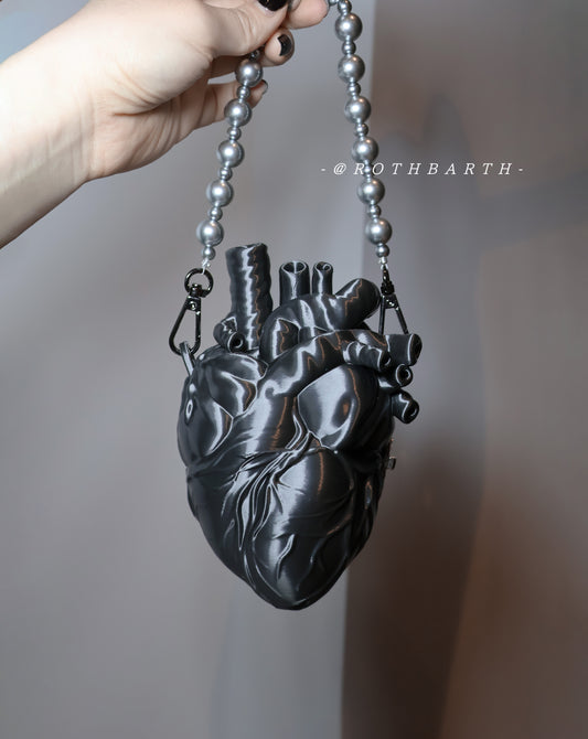 +PreOrder+Boss's Black Heart Handbag 3DPrint