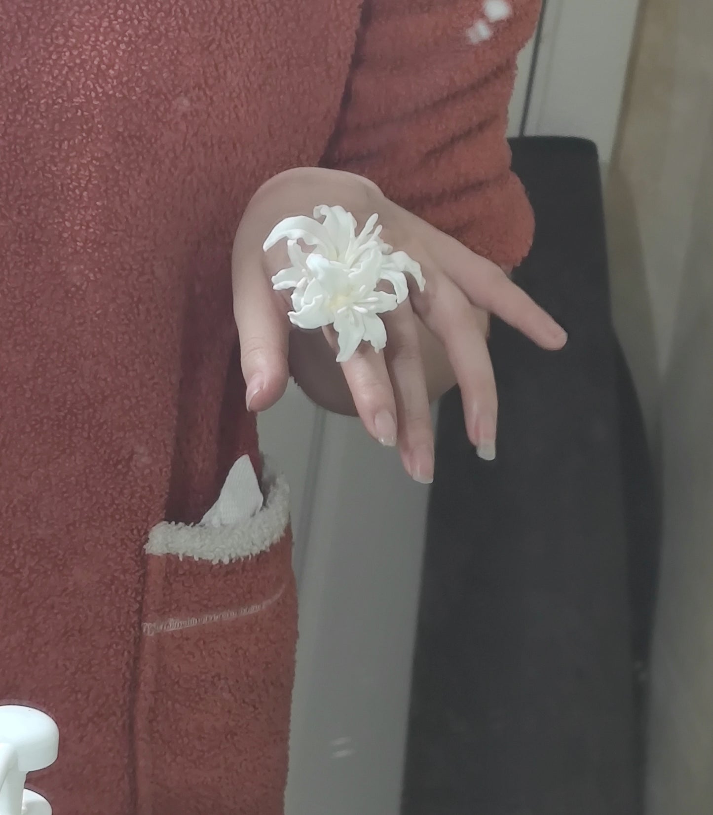 Pure Lily 3dPrinted Flower Ring