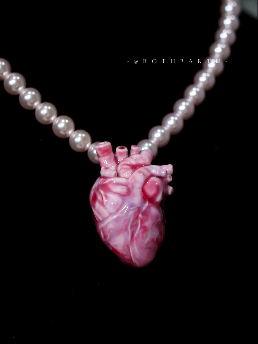 Heart of a Witch in Love 3D Printing Necklace