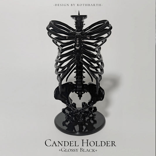 Butterfly Rib Candle Holder-BLACK