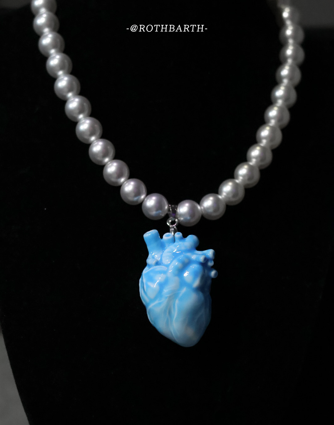 Mermaid Heart 3dprinted Necklace