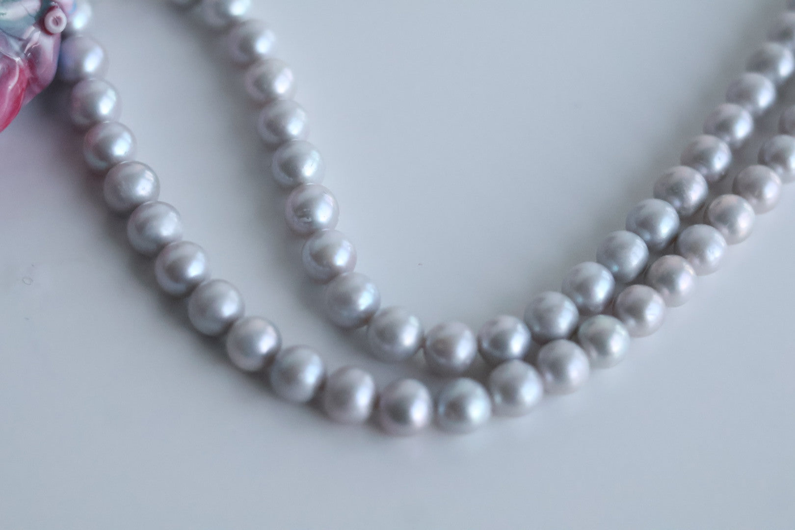 Corrupted Heart Freshwater Pearl & 3D Printed Necklace – Rothbarth